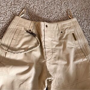 RARE FIND vintage Japanese Adidas leather pants